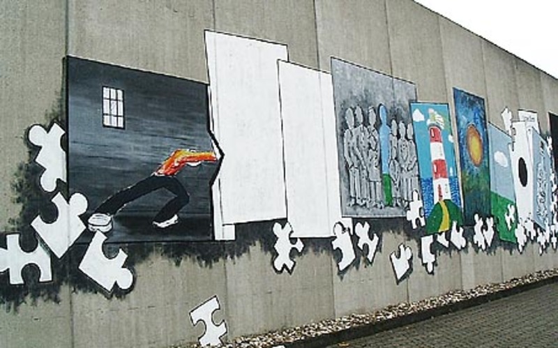Bildausschnitt "The Wall" JVA Geldern