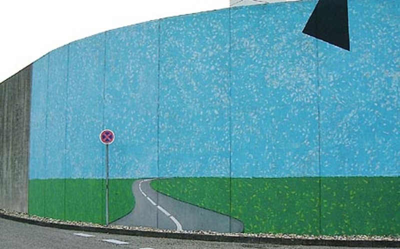 Bildausschnitt "The Wall" JVA Geldern