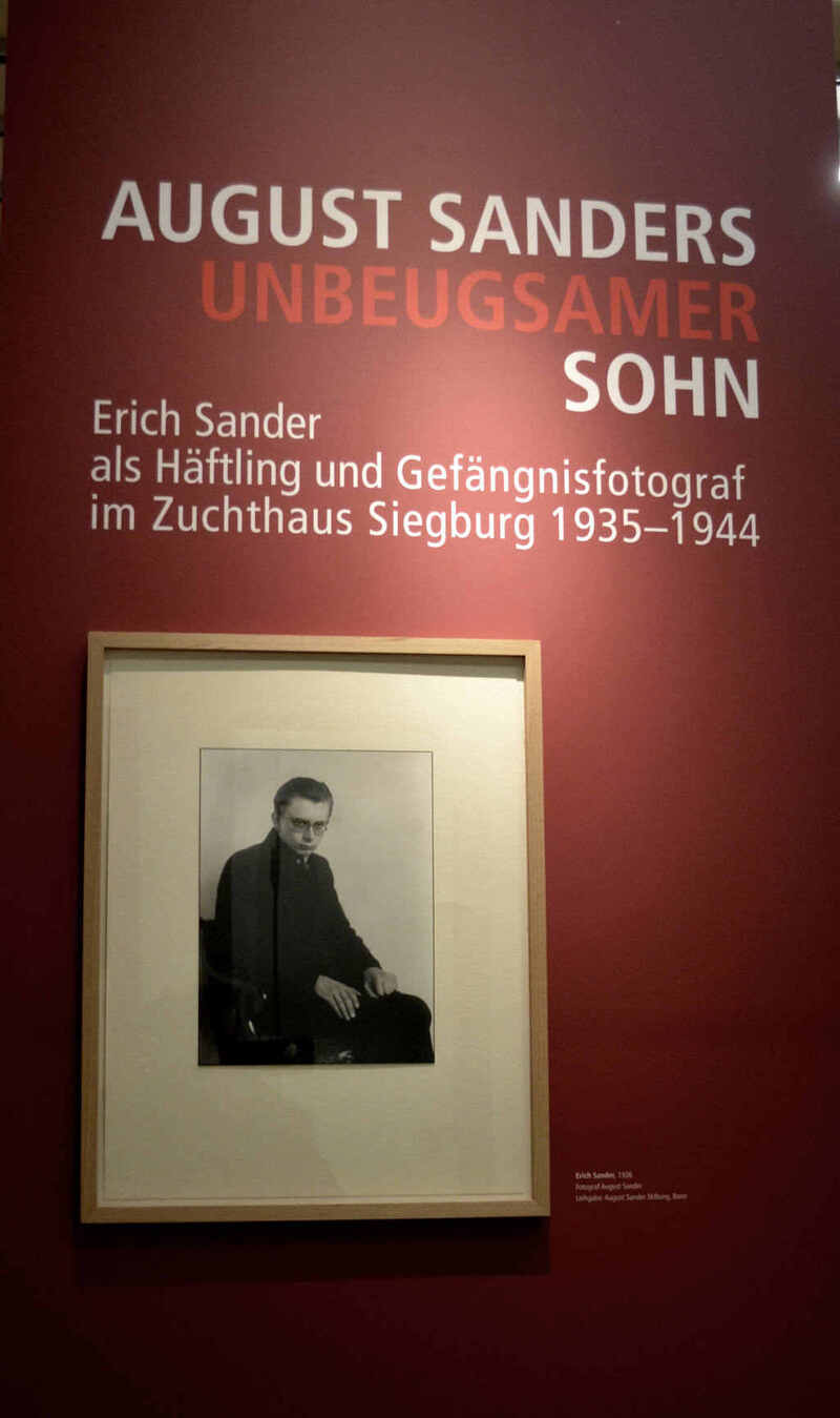Erich Sanders Ausstellung JVA Siegburg 2015 Plakat