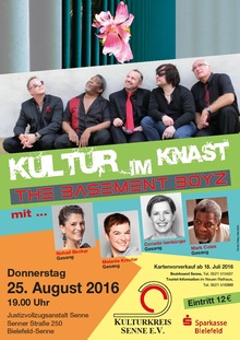 Plakat zur Veranstaltung "Kultur im Knast" 2016
