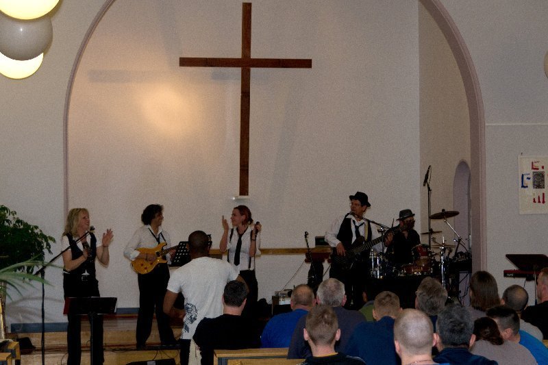 Konzert der Band SixJeck in der JVA Siegburg