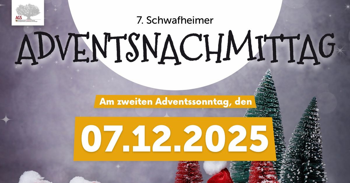 Plakat zum Adventsnachmittag in Moers Schwafheim