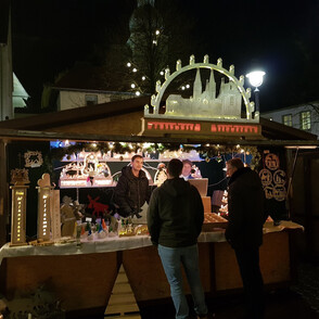 Stand der JVA Werl auf dem Weihnachtsmarkt Werl