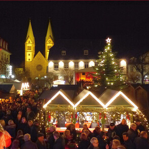 Stand der JVA Werl auf dem Weihnachtsmarkt Werl