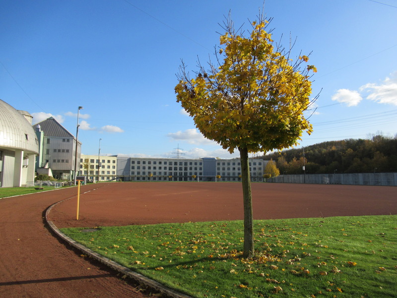 Innenhof Sportplatz JVA Gelsenkirchen