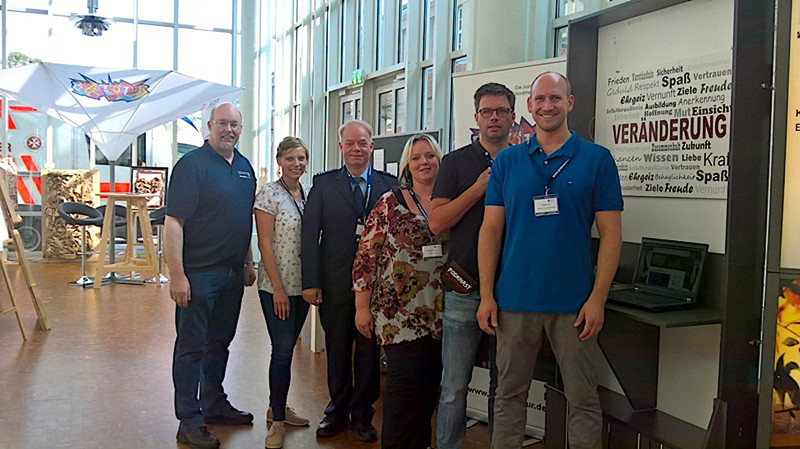 Team Podknast und Knastkultur auf dem 22. Deutschen Präventionstag vom 19.06. - 20.06.2017 in Hannover.