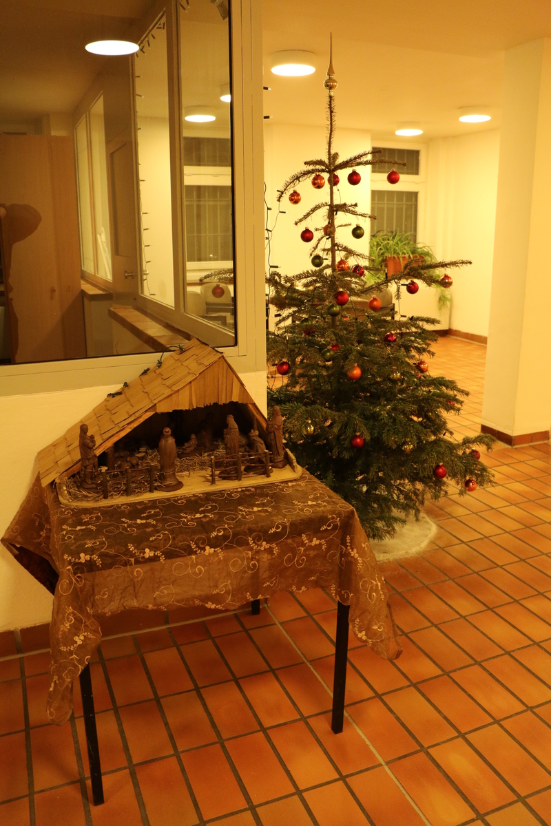 Weihnachtsbaum auf der Abteilung JVA Siegburg
