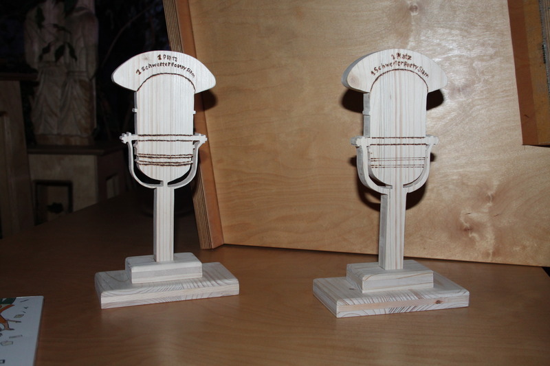 Um diese Pokale ging es an dem Abend.