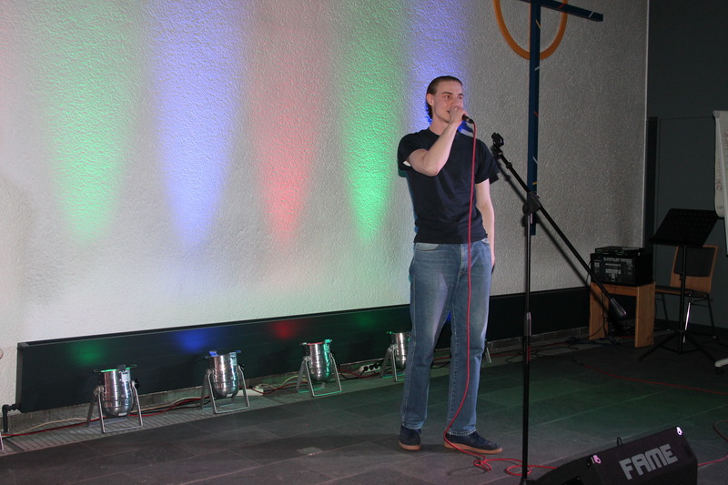 Markus trug einen kurzen Text vor.