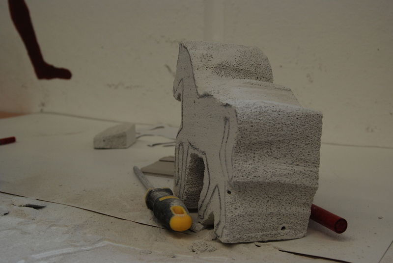 Projekt Stein-Skulpturen Bielefeld Brackwede