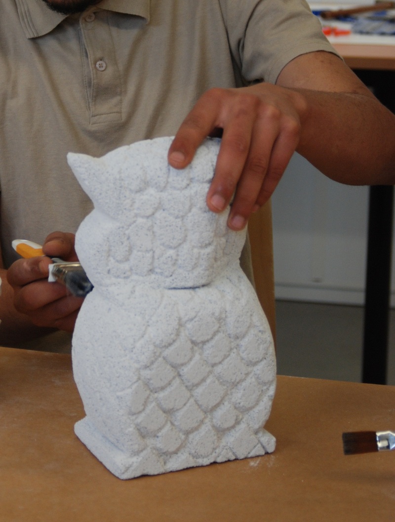 Projekt Stein-Skulpturen Bielefeld Brackwede