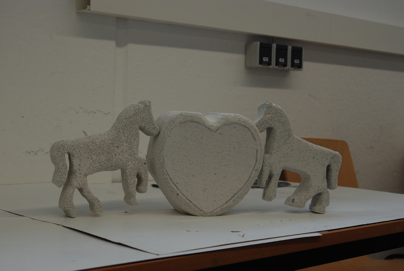 Projekt Stein-Skulpturen Bielefeld Brackwede