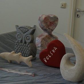 Projekt Stein-Skulpturen Bielefeld Brackwede