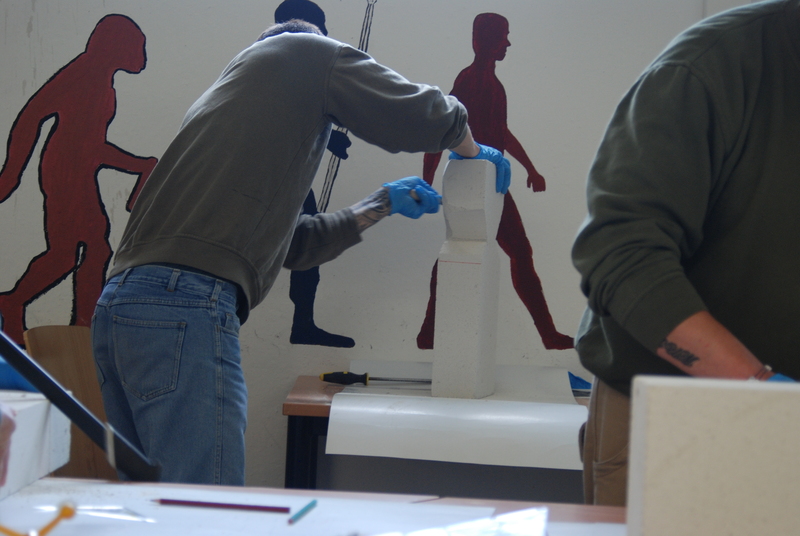 Projekt Stein-Skulpturen Bielefeld Brackwede