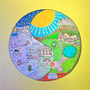 Kunstwerk in der Ausstellung der JVA Hamm