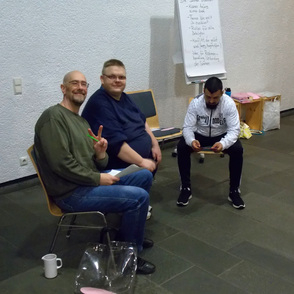 Theaterworkshop Gruppenarbeit