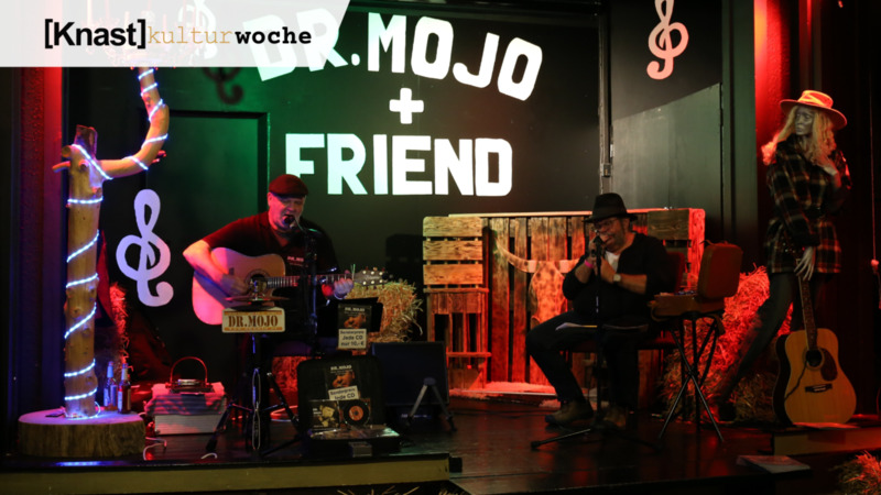 Dr Mojo auf der Bühne in der JVA Castrop Rauxel