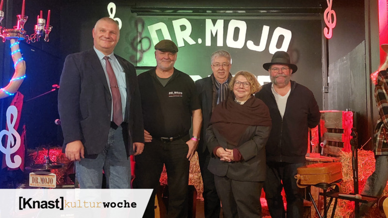 Dr Mojo und Freude mit dem Anstaltsleiter der JVA Castrop Rauxel