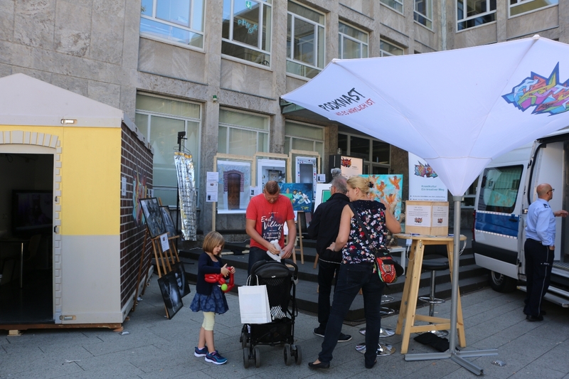 NRW-Tag 2018 Essen Impressionen Stand Knastkultur