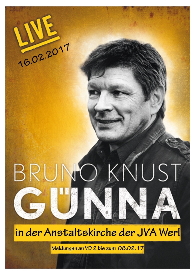 Plakat Veranstaltung Günna in  der JVA Werl