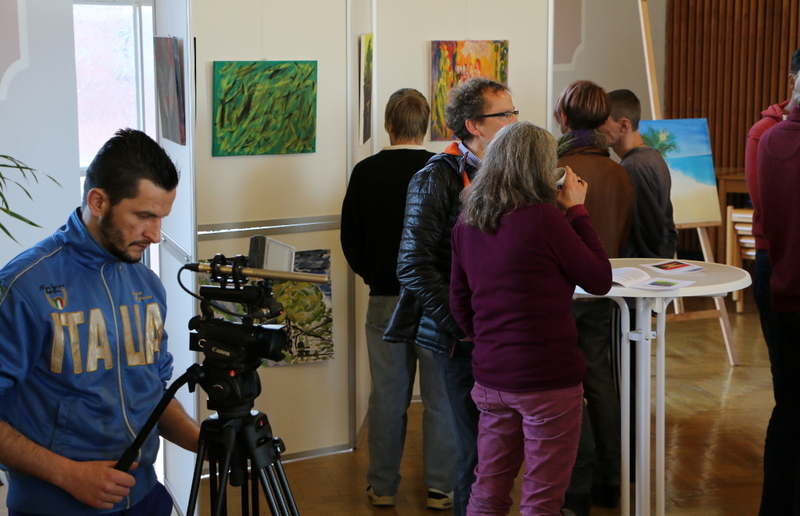 Impressionen Vernissage "Um zu überleben malen" JVA Siegburg