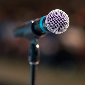 Mikrofon auf der B&uuml;hne