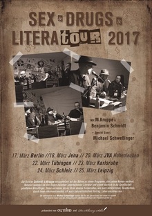 "Sex Drugs Literatour" Plakat