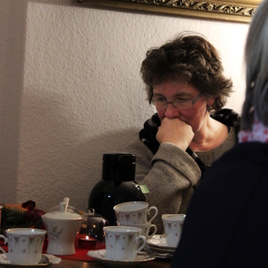 Impression aus dem Literaturcaf&eacute; Siegburg Kaffeetassen
