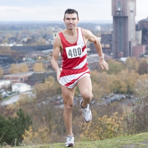 Hermann Wenning beim Laufen
