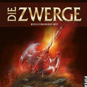 Cover des Buchs "Die Zwerge" und ein Wald