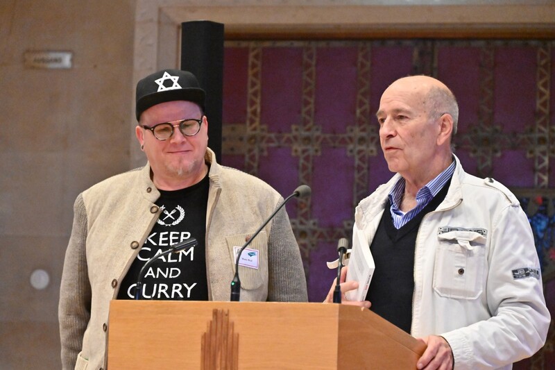 Mario Wolf Preisträger und Hubertus Becker Trägerkreis- und Jurymitglied (Foto: Arne Houben)