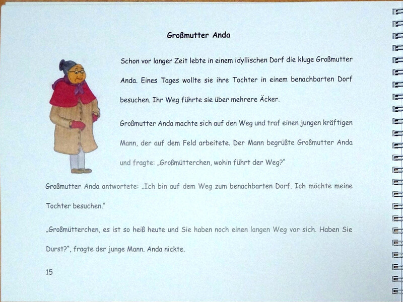 Text aus dem Märchenbuch von Gefangenen