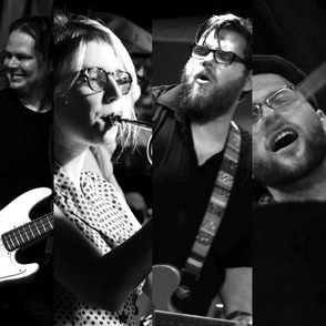 Bandfoto Collage der Band "Big T and the Bluehounds"