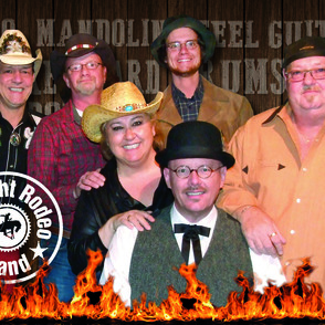 Bandfoto im "Country-Outfit"