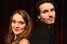 Portraitaufnahmen zweier K&uuml;nstler des Ensembles "Troubled Mellowdy"