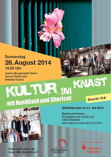 Plakat der Veranstaltung "Kultur im Knast" 2014