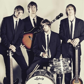 Plakat der Band im Beatles-Style
