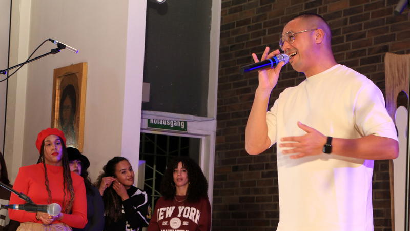 Der Chor Euphonic Tune Squad auf der Bühne