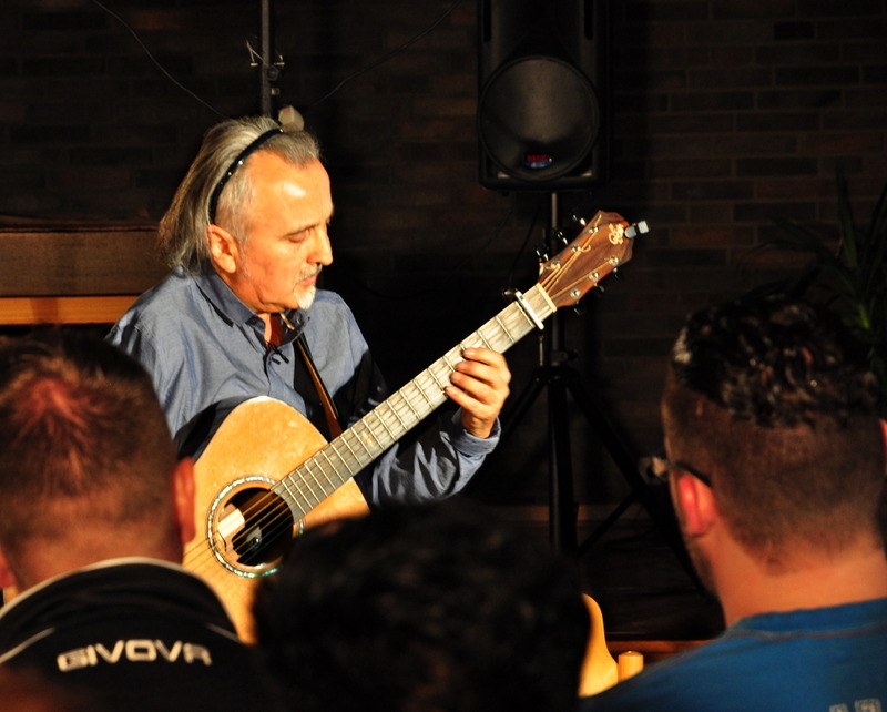 Godoy bei ihrem Konzert in der JVA Siegburg