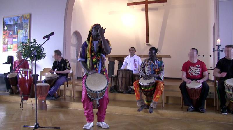 Impressionen vom Trommelkonzert in der JVA Siegburg