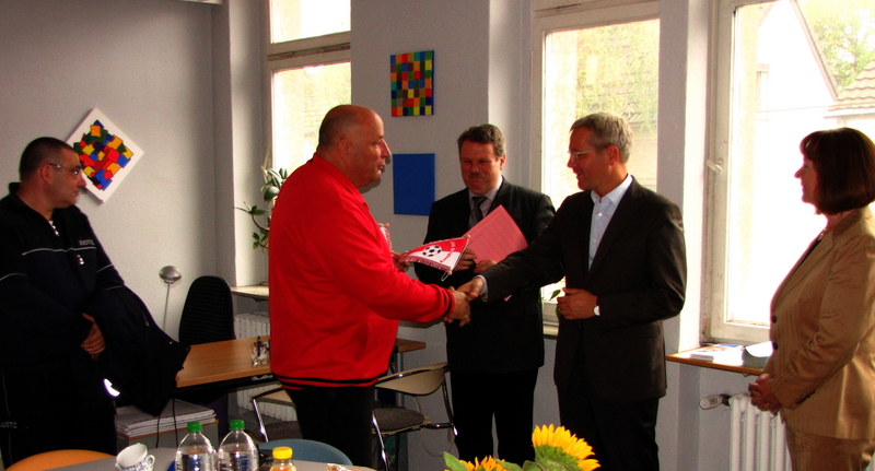 Knackis kicken für Kinder - Pressekonferenz der Veranstaltung