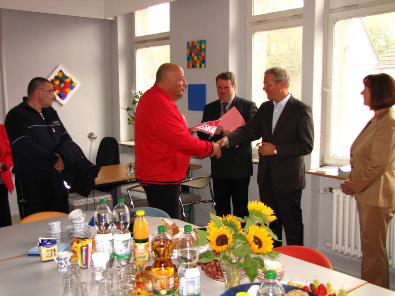 Knackis kicken für Kinder - Pressekonferenz der Veranstaltung