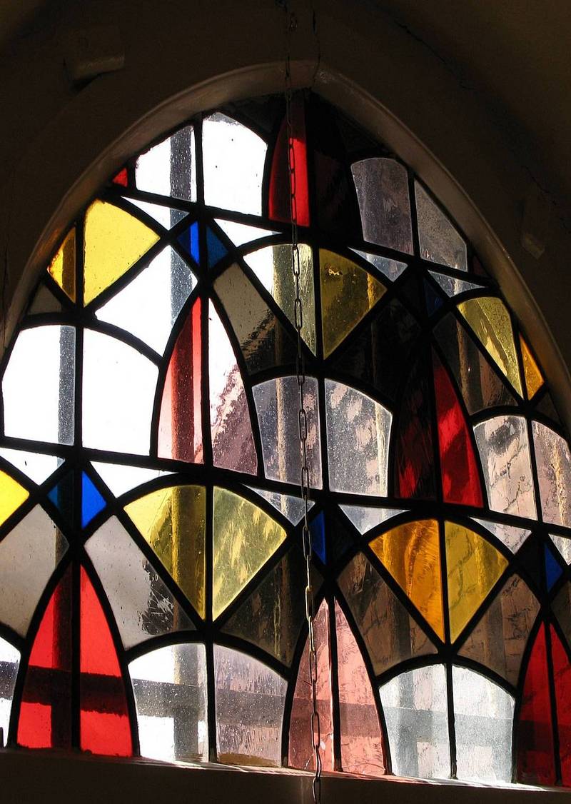 Kirchenfenster der JVA Duisburg