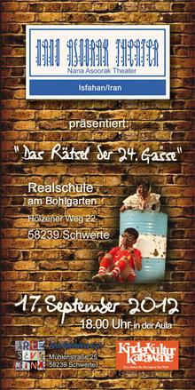 Plakat zum Theaterstück
