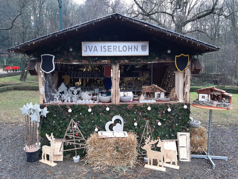 Weihnachtsmarkt Barendorf JVA Iserlohn Stand